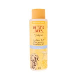 Burt's Bees for Pets Tearless Puppy 2-in-1 Shampoo and Conditioner with Buttermilk and Linseed Oil, 95% Natural Origin Formulas, Shampoo for Puppies - Gentle Puppy Shampoo Tear...