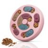 Dog Puzzles,Dogs Food Puzzle Feeder Toys for IQ Training & Mental Enrichment,Dog Treat Puzzle(Pink)