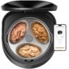 PETLIBRO Automatic Cat Feeder Wet Food with Stainless Steel Bowl, Refrigerated Auto Cat Feeder with Semiconductor Cooling, 3 Fresh Meals for 3 Days, App-Controlled Pet Food...