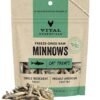 Vital Essentials Minnows Cat Treats, 0.5 oz | Freeze-Dried Raw | Single Ingredient | Grain Free, Gluten Free, Filler Free